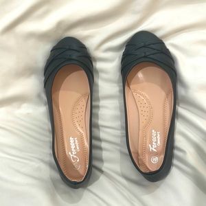 Black Forever Comfort Flats